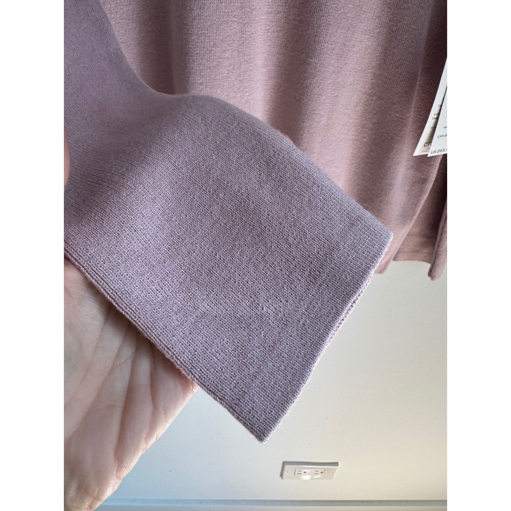 Chicos Womens Pink Coolmax Cotton Blend Turtleneck Sweater Size L NEW - Picture 3 of 10